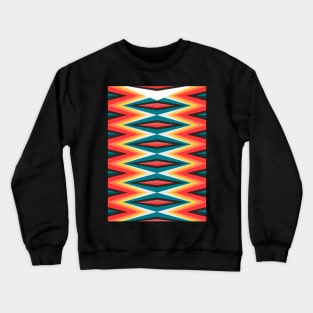 FIRE geometric pattern vector  illustration Crewneck Sweatshirt